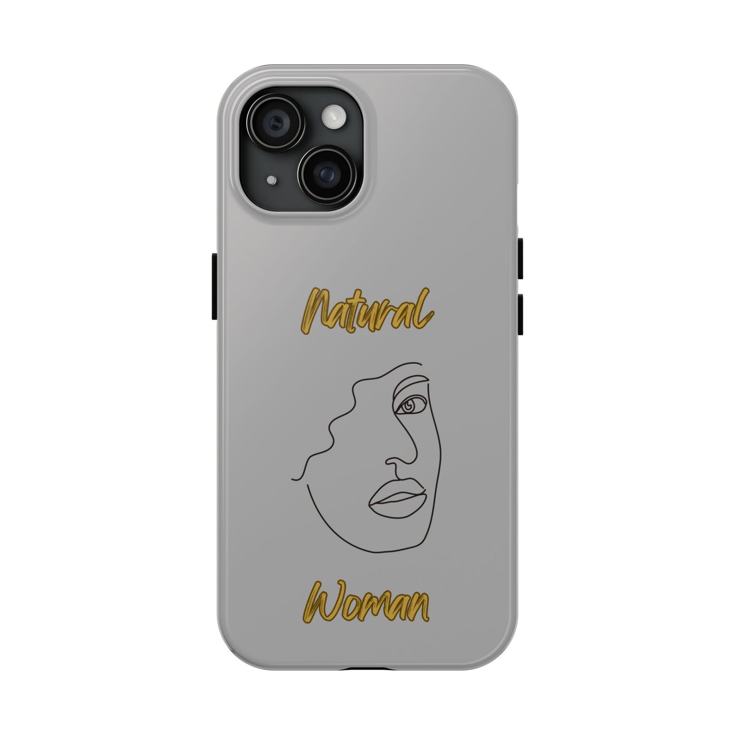 Natural Woman Peekaboo (BL)Tough Phone Cases LIGHT GREY