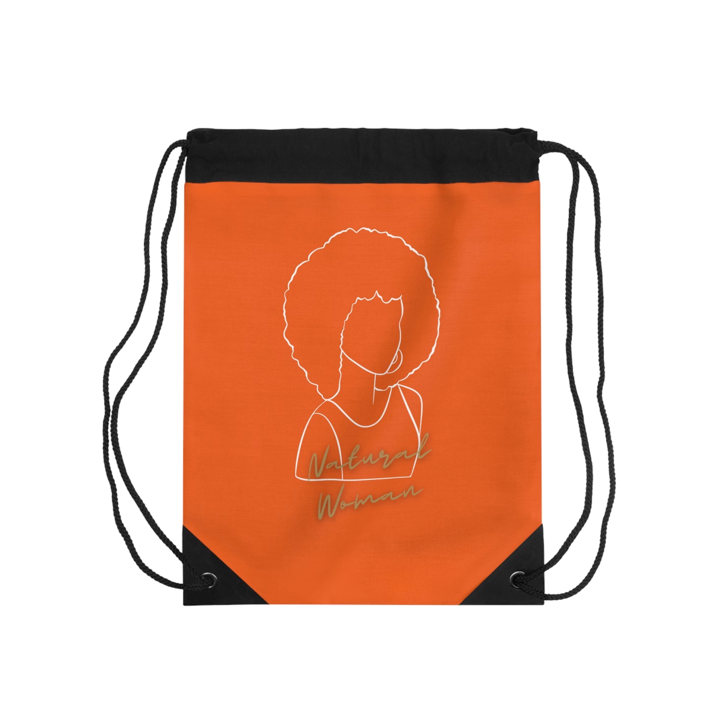 Natural Woman Afro (WL) Drawstring ORANGE