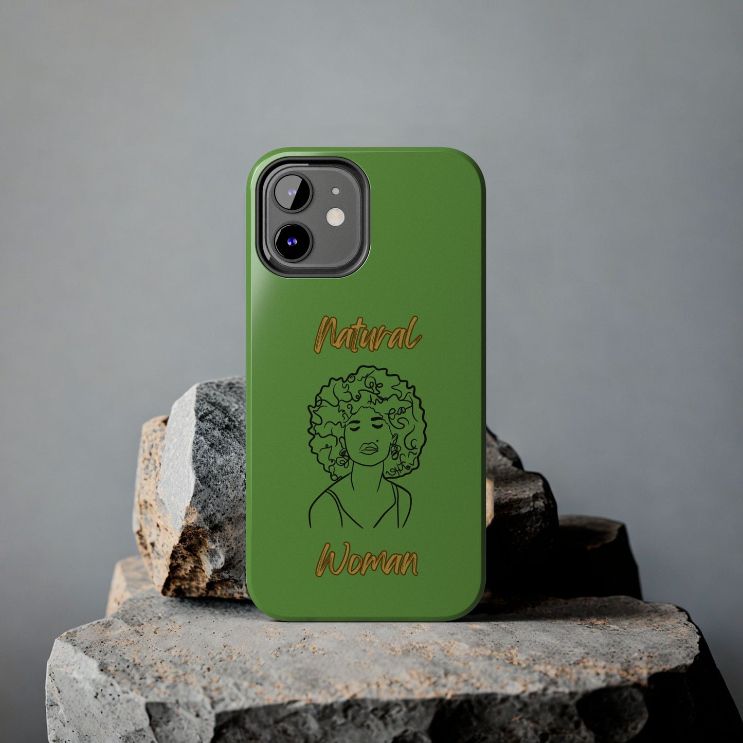 Natural Woman All About Me (BL)Tough Phone Cases GREEN