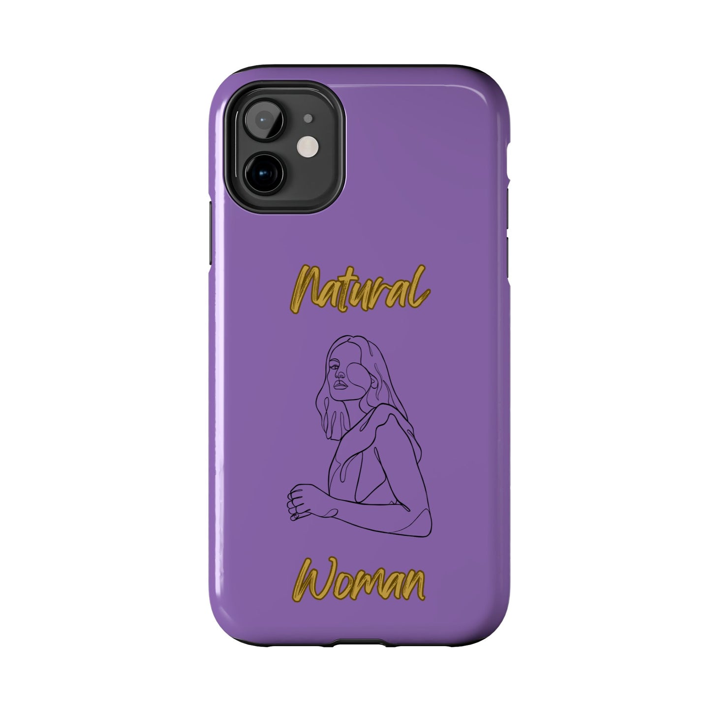 Natural Woman Care Free (BL)Tough Phone Cases LIGHT PURPLE