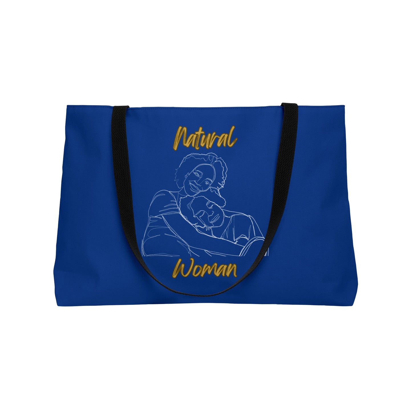 Natural Woman Loving Embrace (WL) Weekender Tote Bag DARK BLUE
