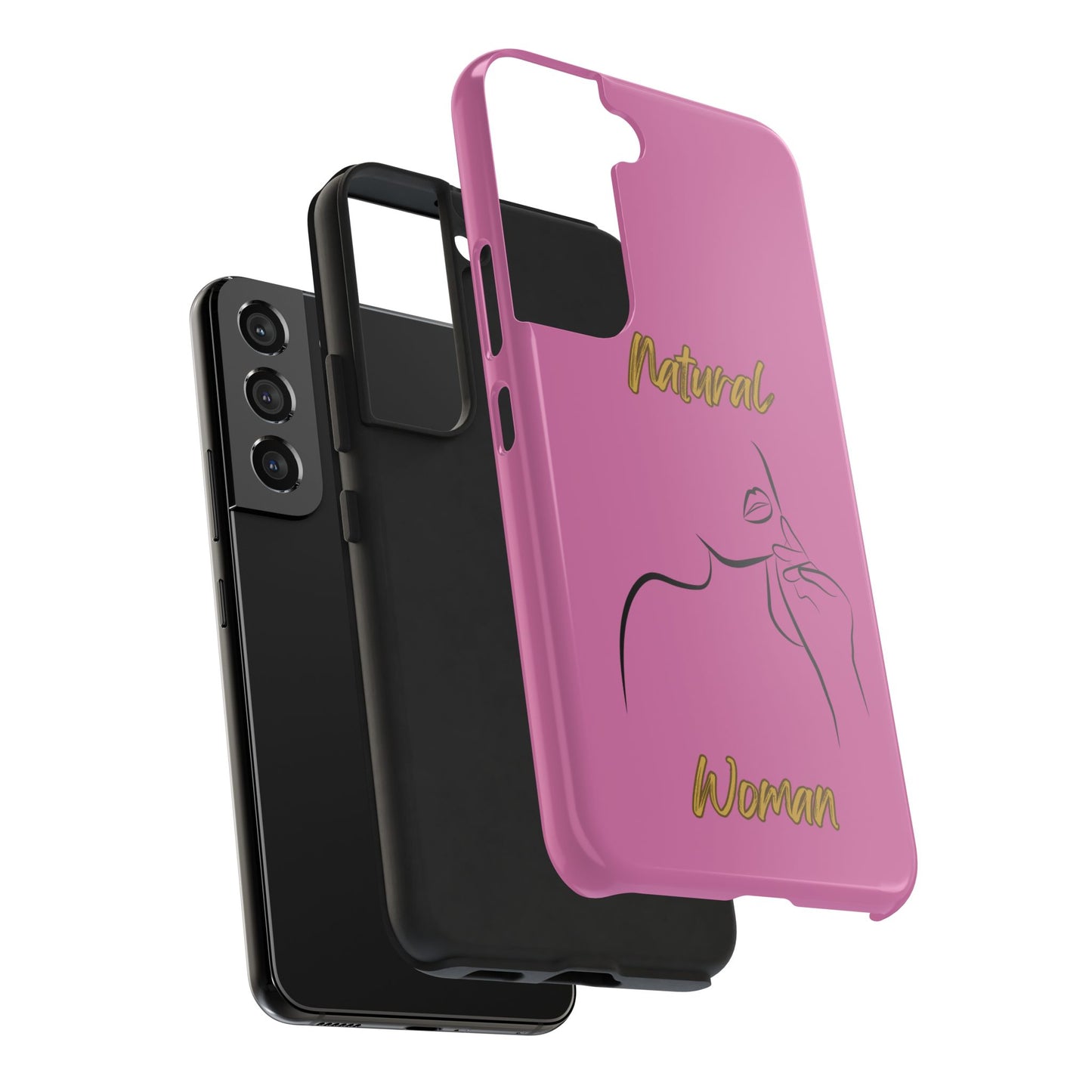 Natural Woman Chin Up (BL)Tough Phone Cases LIGHT PINK