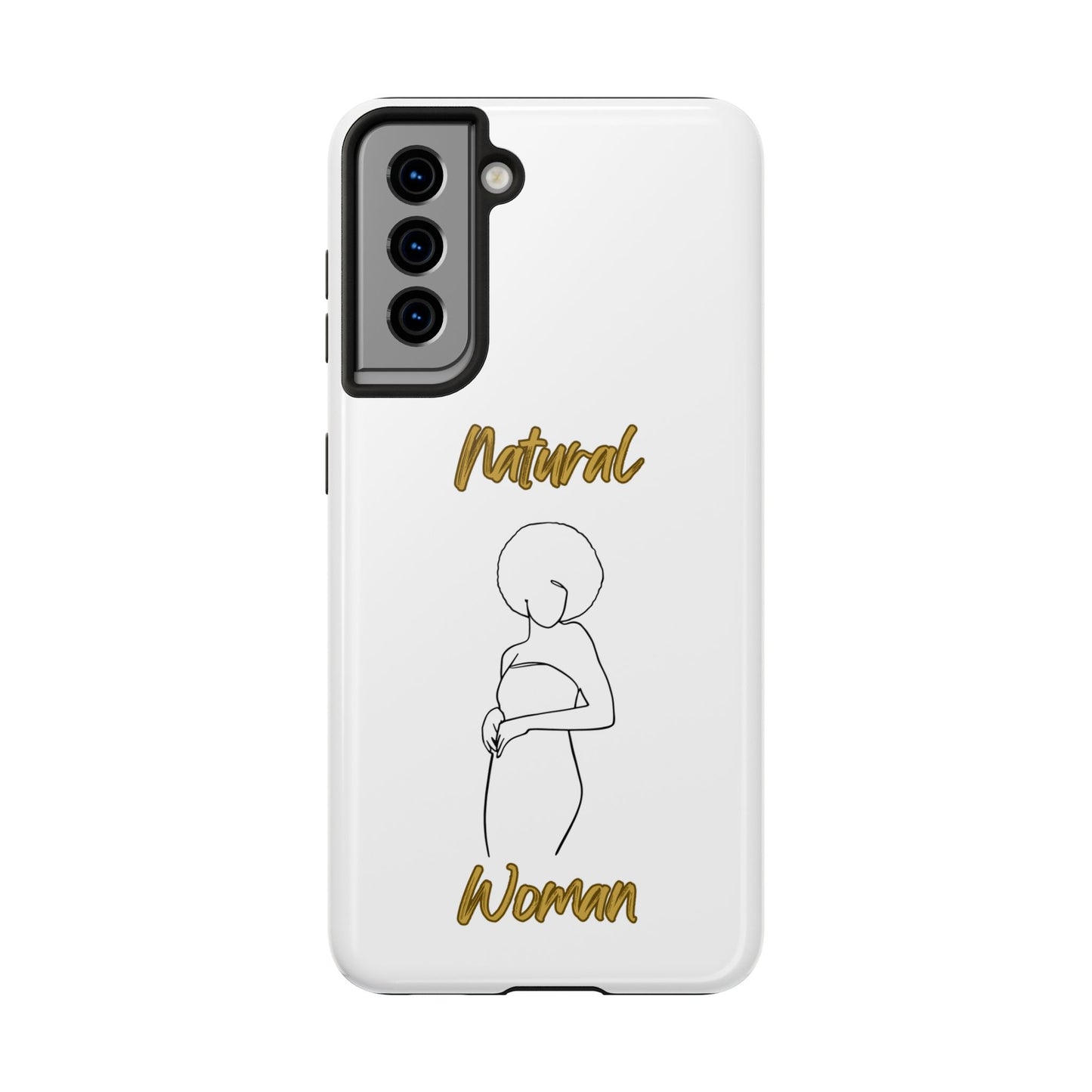 Natural Woman Sho Nuff (BL)Tough Phone Cases WHITE