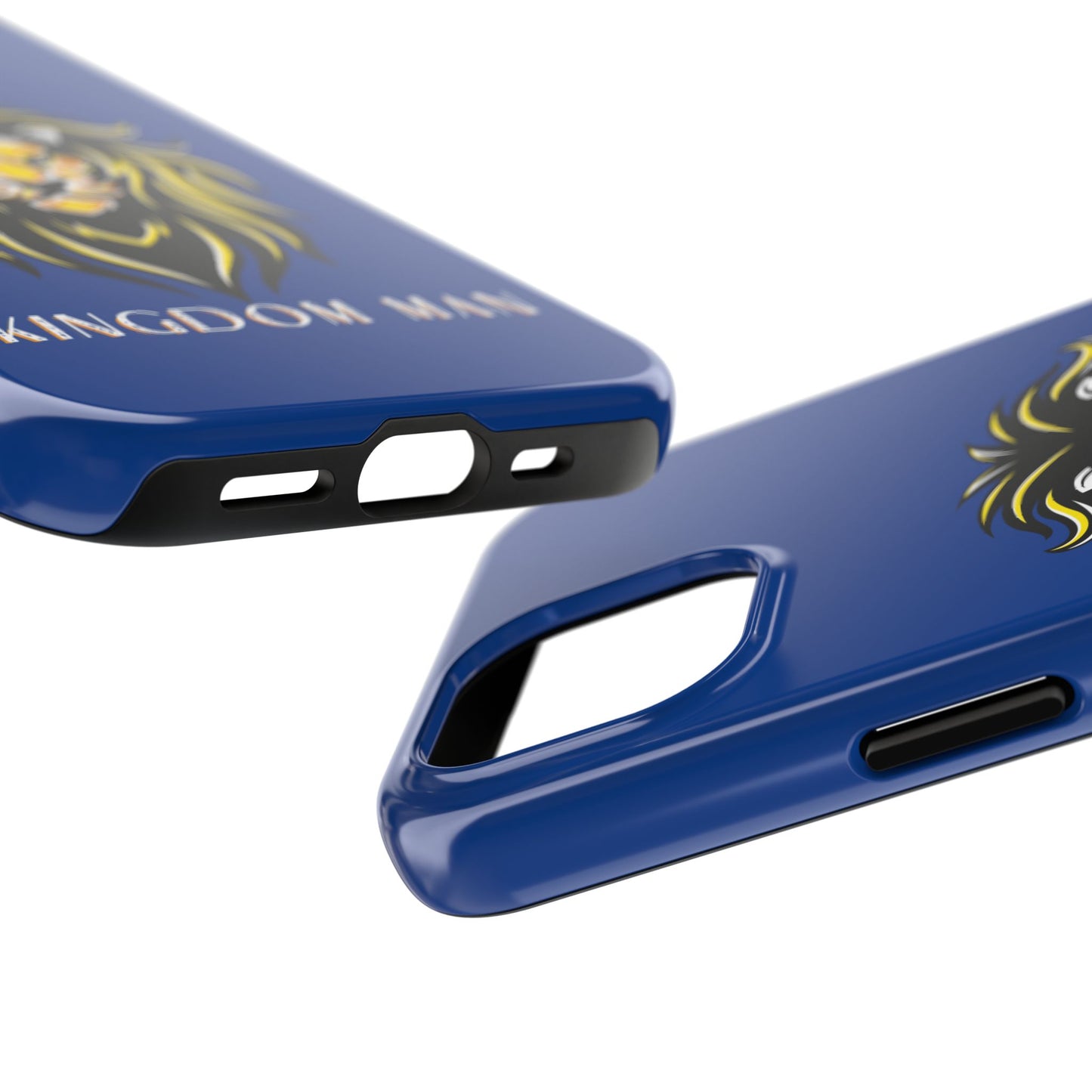 Kingdom Man (White-Gold Label) Tough Phone Case DARK BLUE