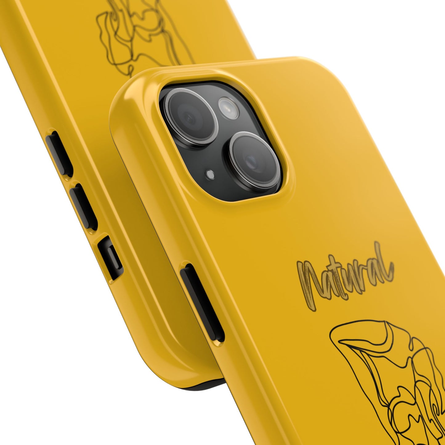 Natural Woman Flexible (BL)Tough Phone Cases YELLOW