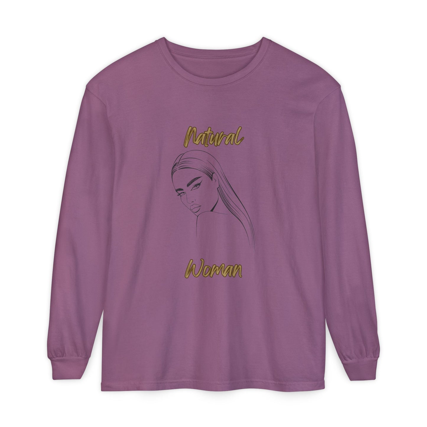 Natural Woman The Stare (BL) Long Sleeve T-Shirt