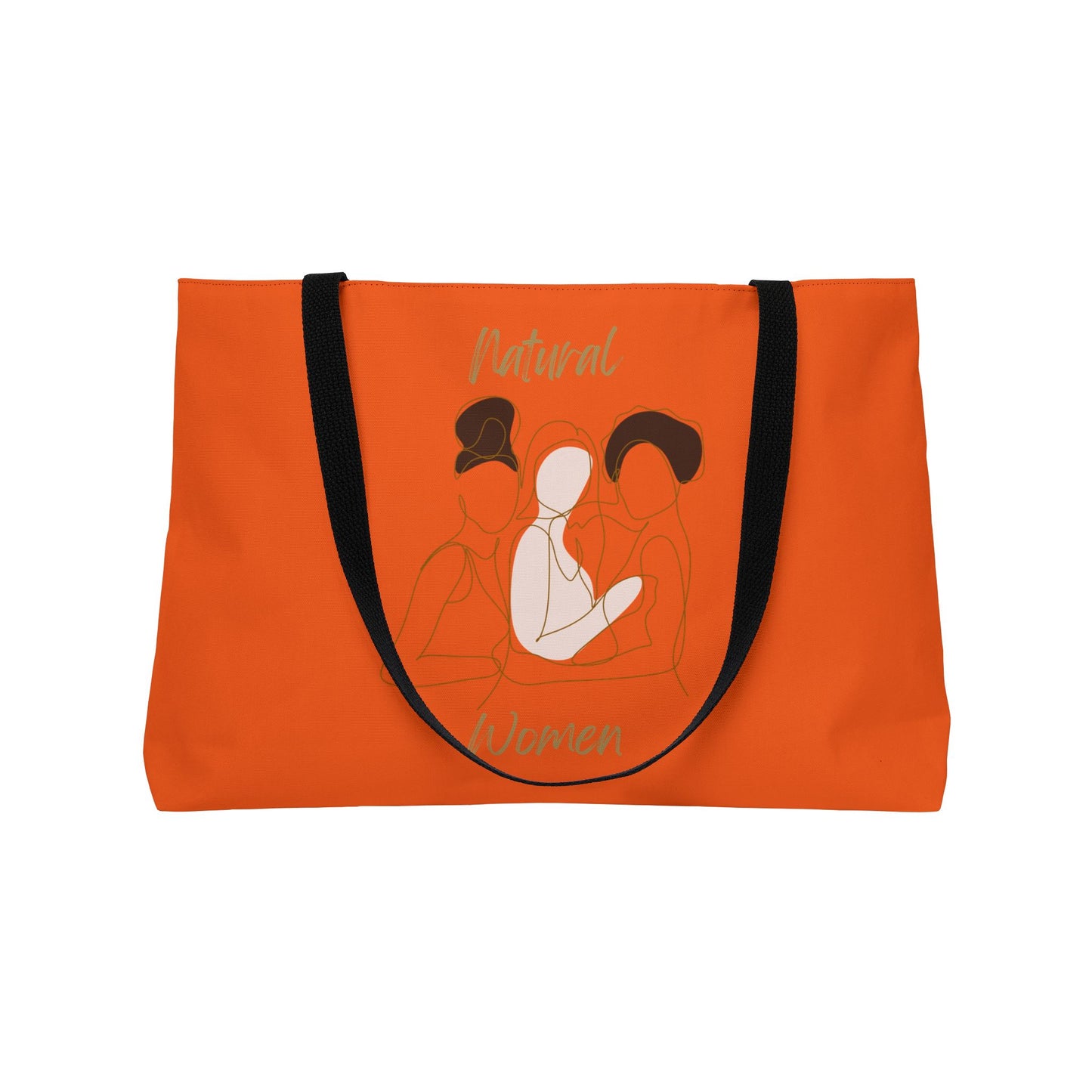 Natural Women Friends (BL) Weekender Tote Bag ORANGE