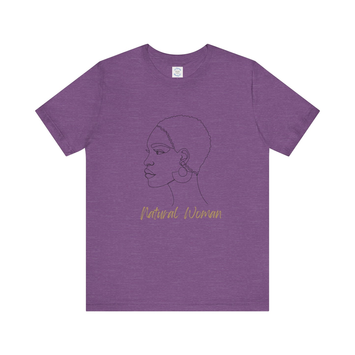 NATURAL WOMAN Finger Waves (BL) Short Sleeve T-Shirt