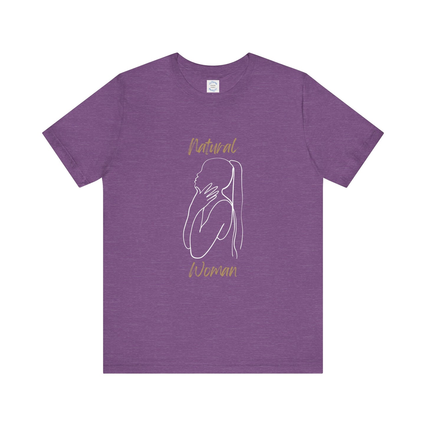 Natural Woman Ponytail (WL) Short Sleeve T-Shirt