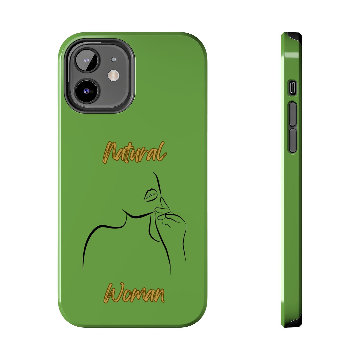 Natural Woman Chin Up (BL)Tough Phone Cases GREEN