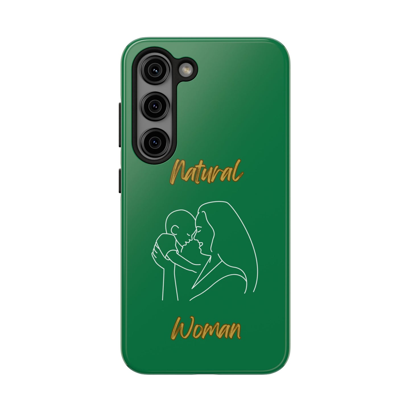 Natural Woman Joy (WL) Tough Phone Cases DARK GREEN
