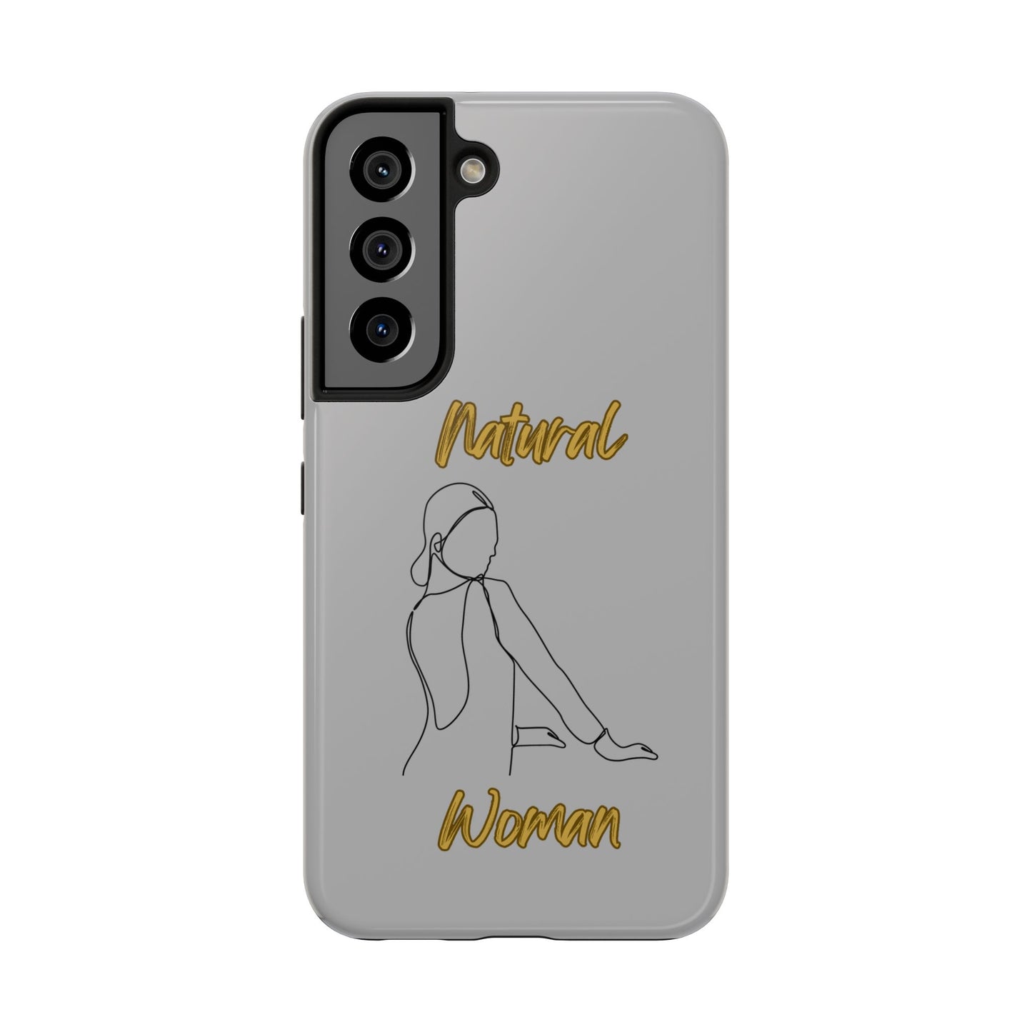 Natural Woman Hands Free (BL)Tough Phone Cases LIGHT GREY