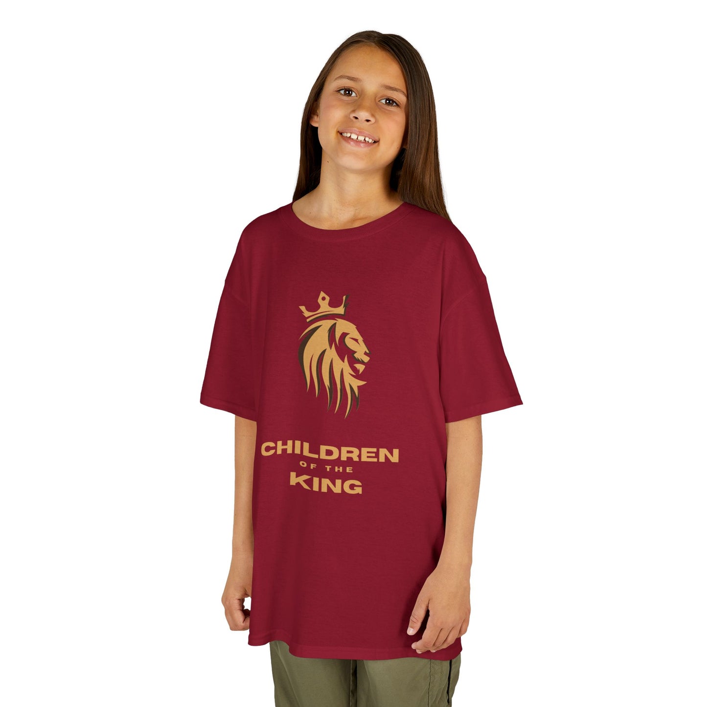 Children of the King Inspirational Kids Cotton T-Shirt (BRL)
