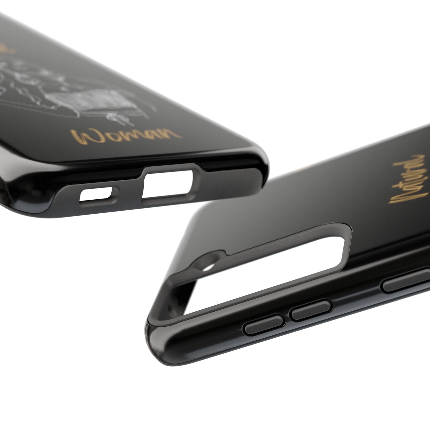 Natural Woman Thinking (WL)Tough Phone Cases BLACK