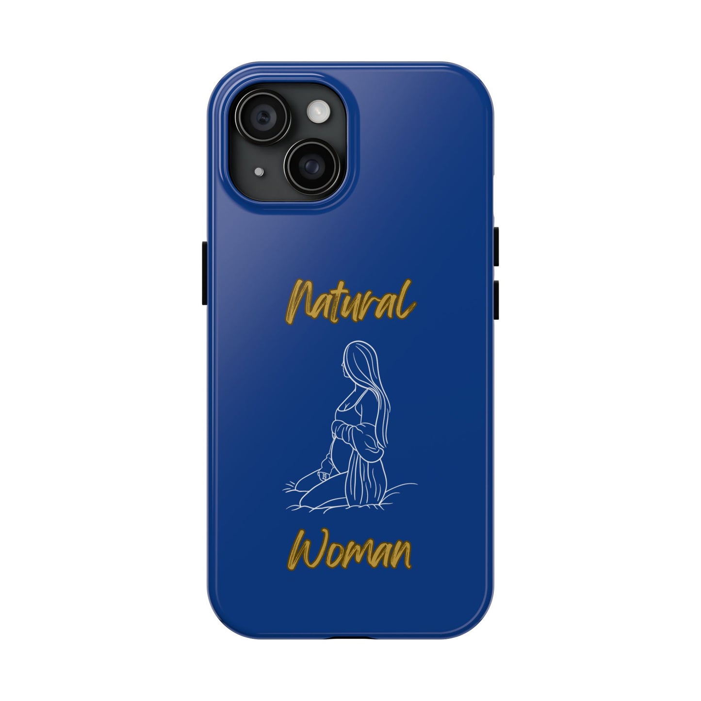 Natural Woman Expecting (WL)Tough Phone Cases DARK BLUE