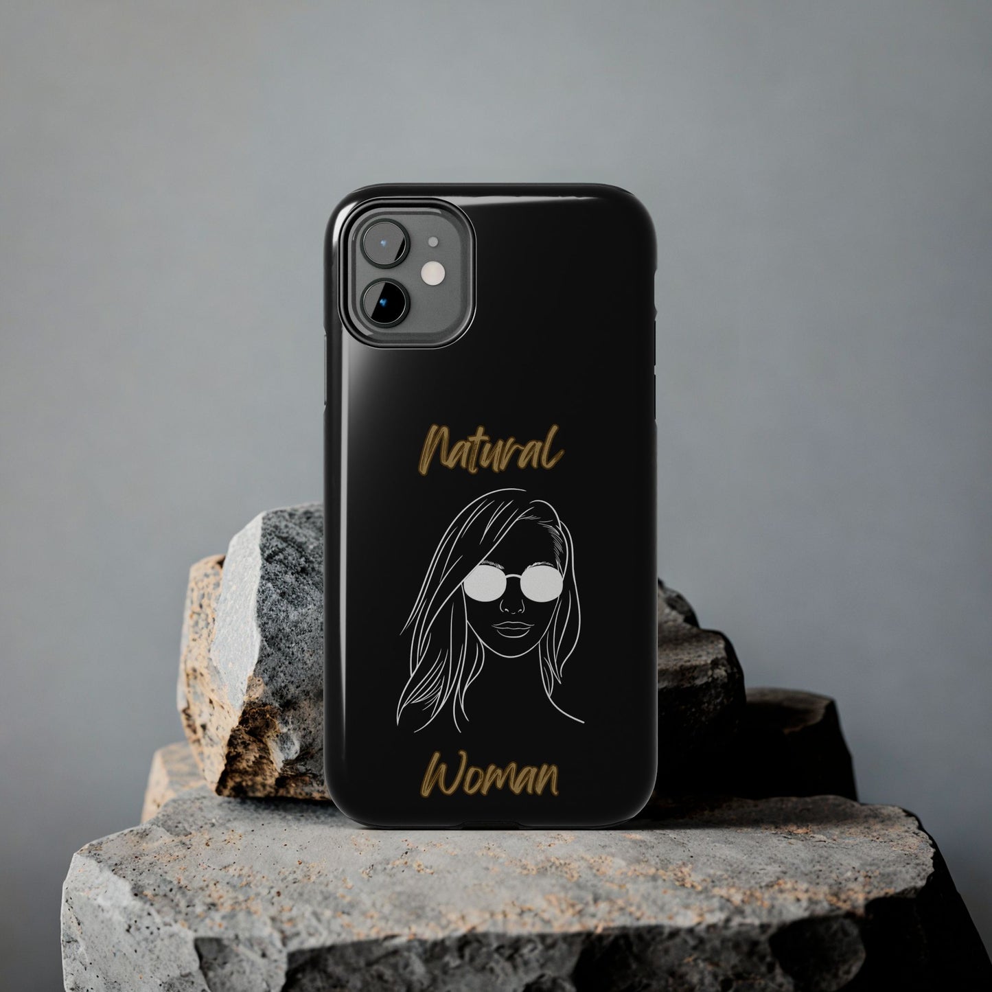 Natural Woman Shades (WL)Tough Phone Cases BLACK