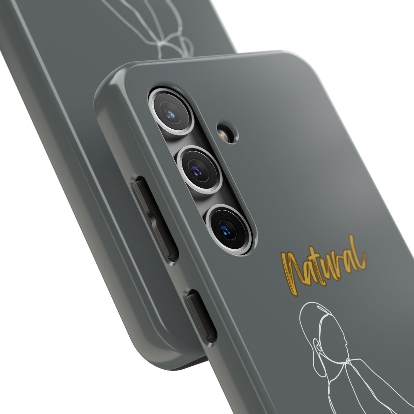 Natural Woman Hands Free (WL)Tough Phone Cases DARK GREY