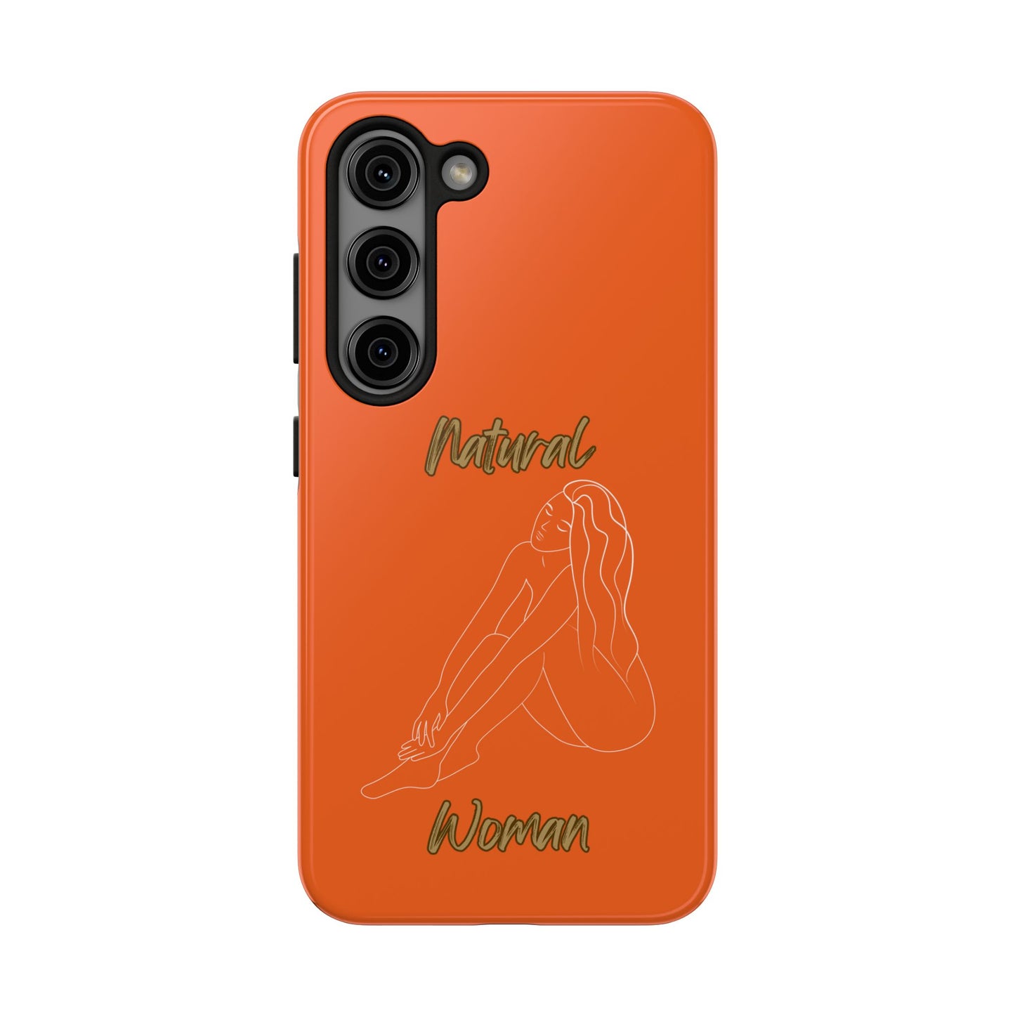 Natural Woman Beauty (WL) Tough Phone Cases ORANGE