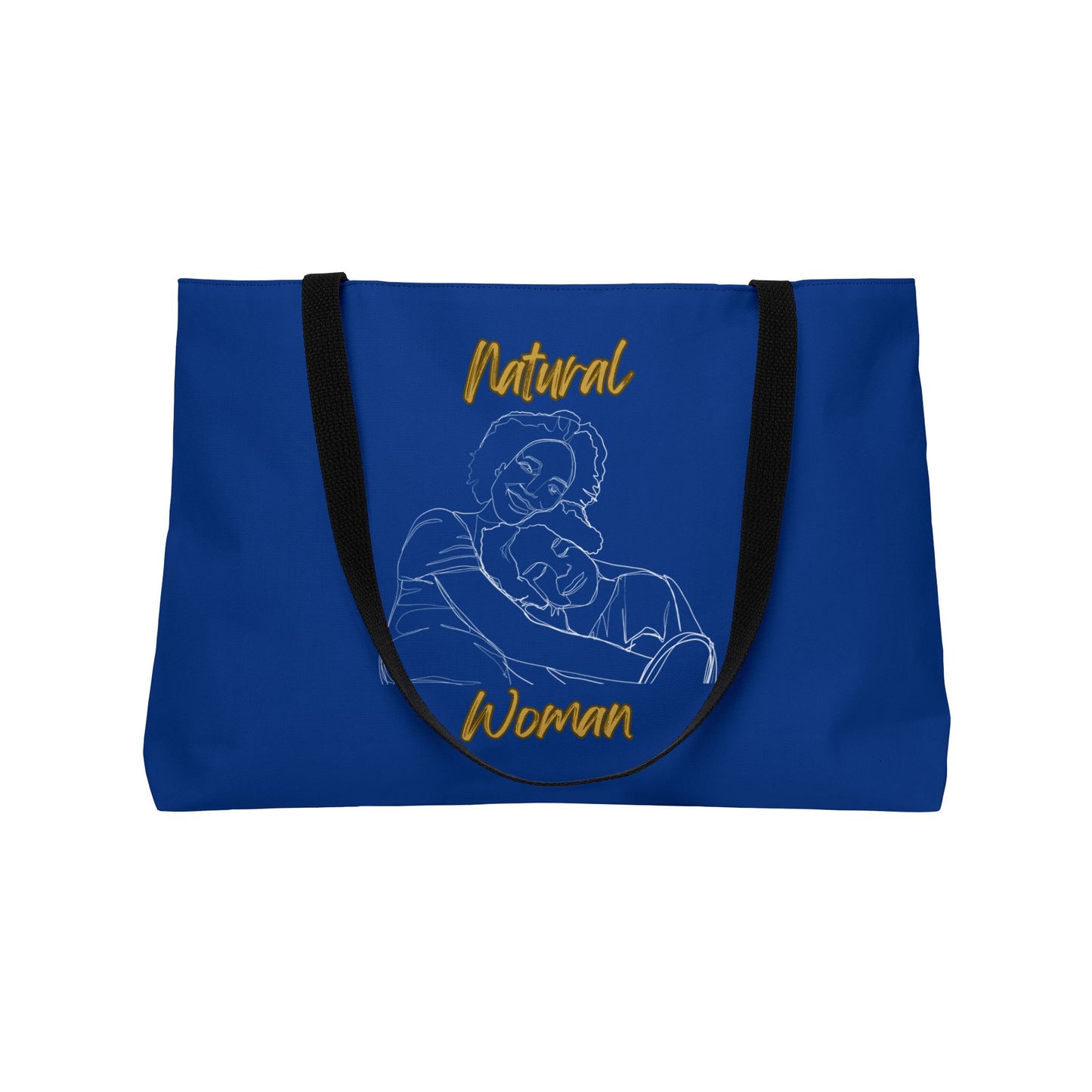 Natural Woman Loving Embrace (WL) Weekender Tote Bag DARK BLUE