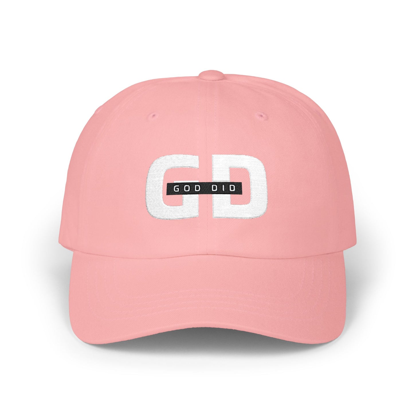 "GOD DID" (WL) Custom Embroidered Casual Cap