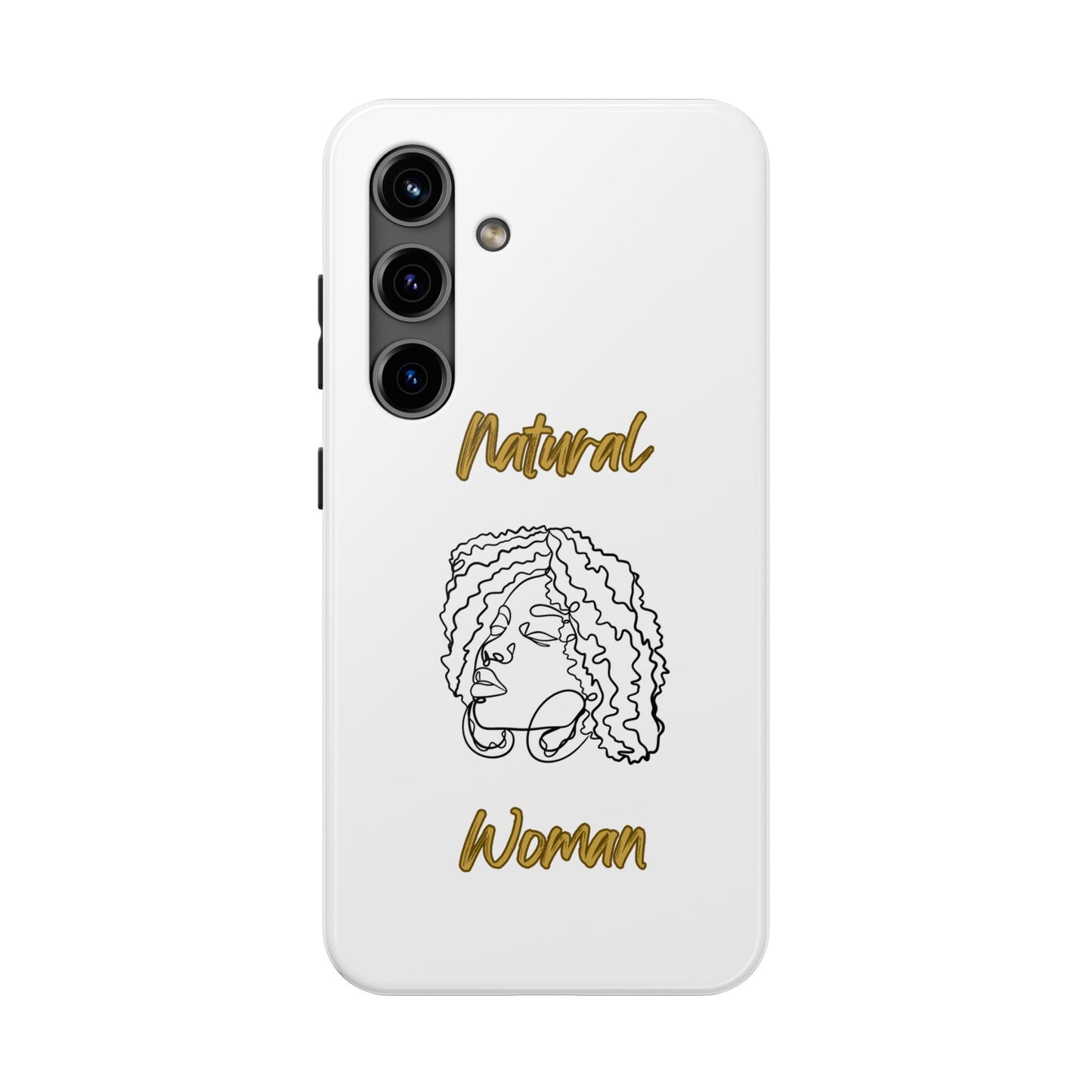 Natural Woman Naturally Me (BL)Tough Phone Cases WHITE