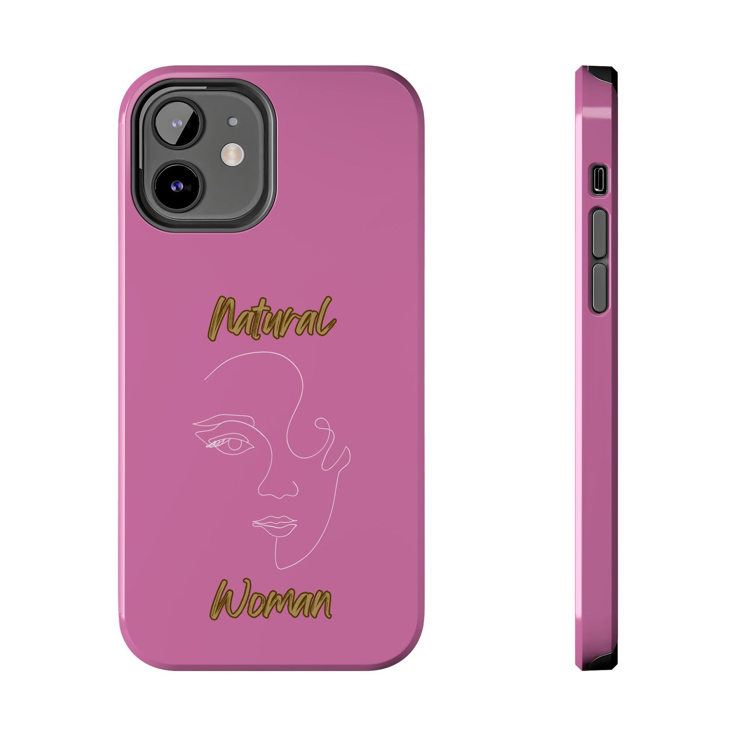Natural Woman Looking (WL)Tough Phone Cases LIGHT PINK