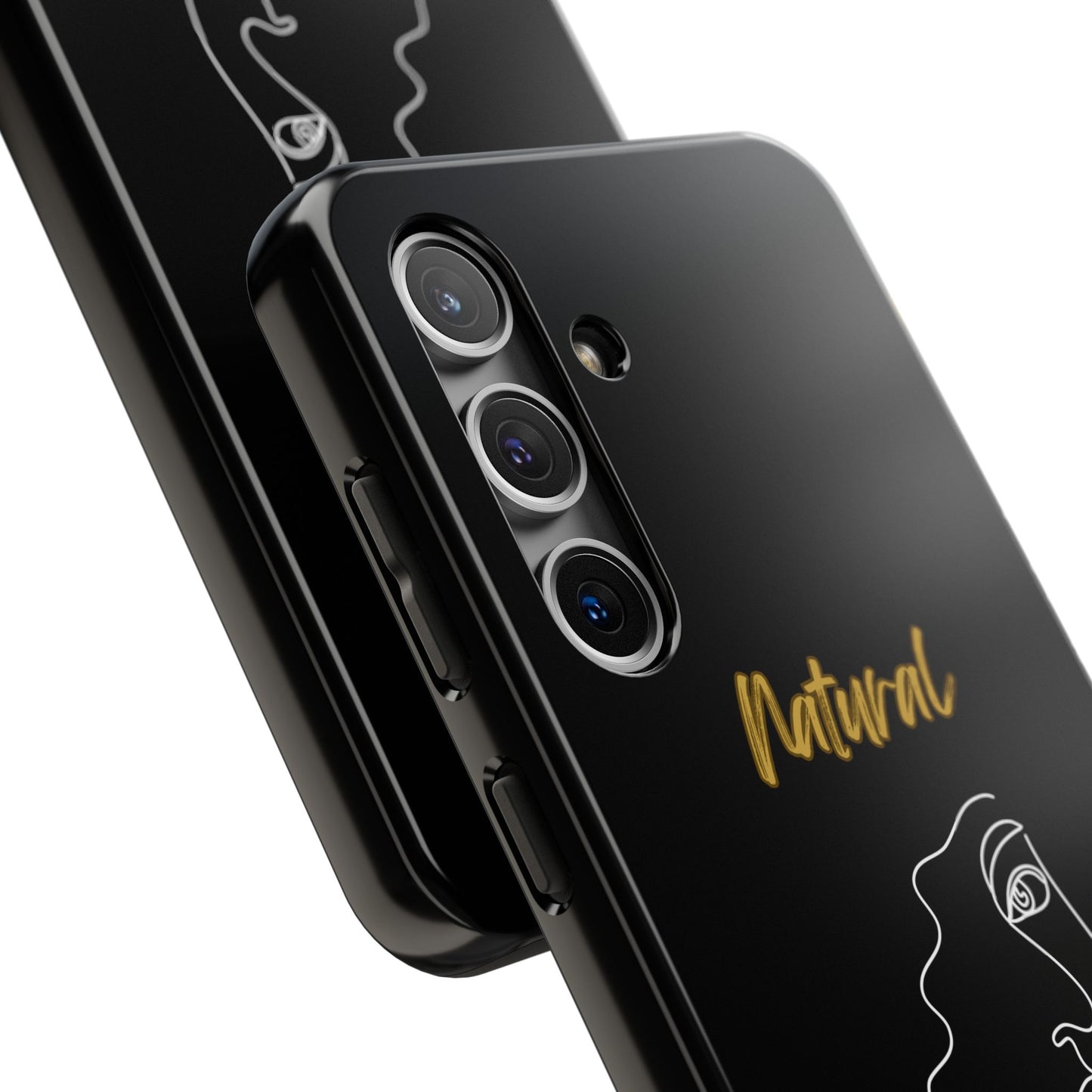 Natural Woman Peekaboo (WL)Tough Phone Cases BLACK