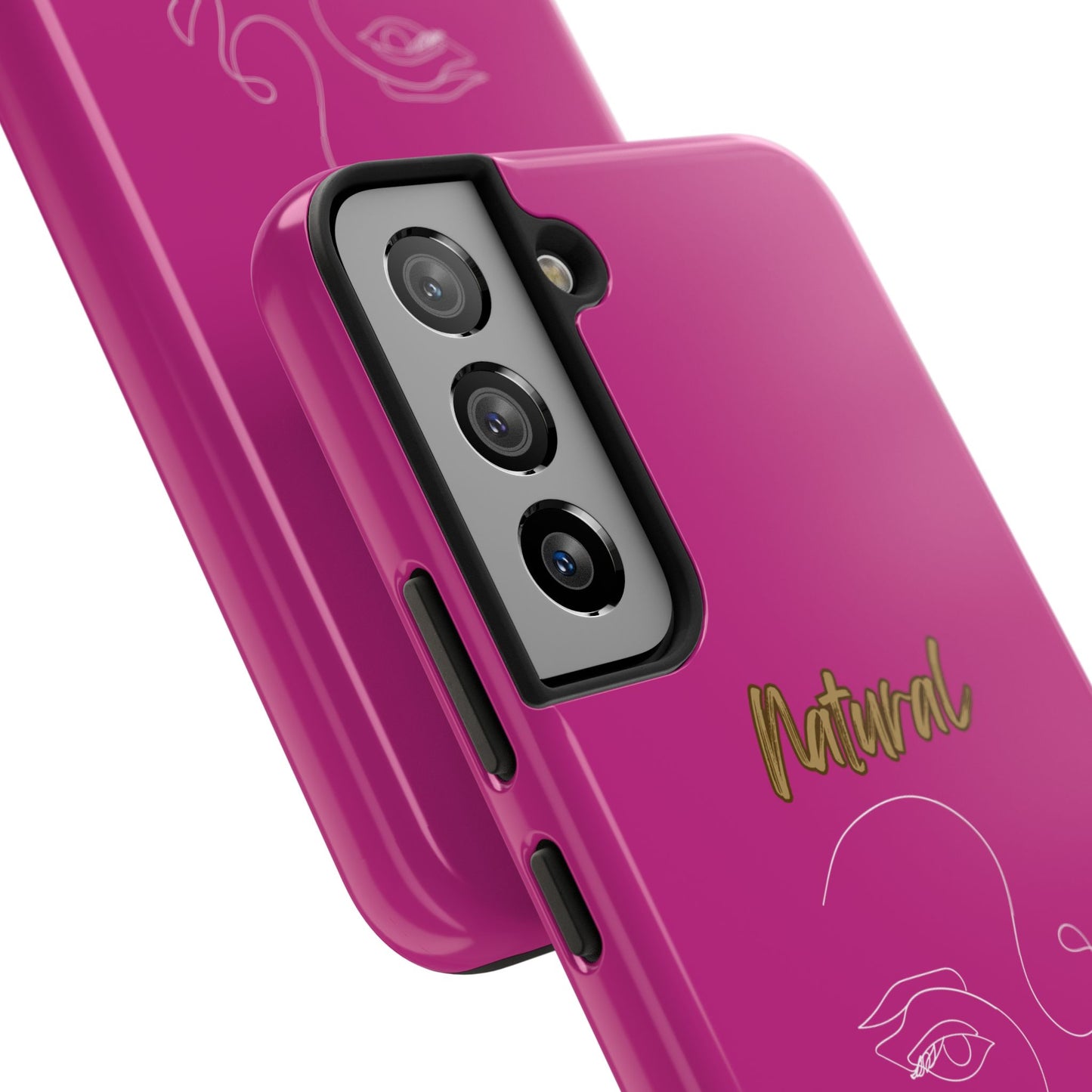 Natural Woman Looking (WL)Tough Phone Cases PINK