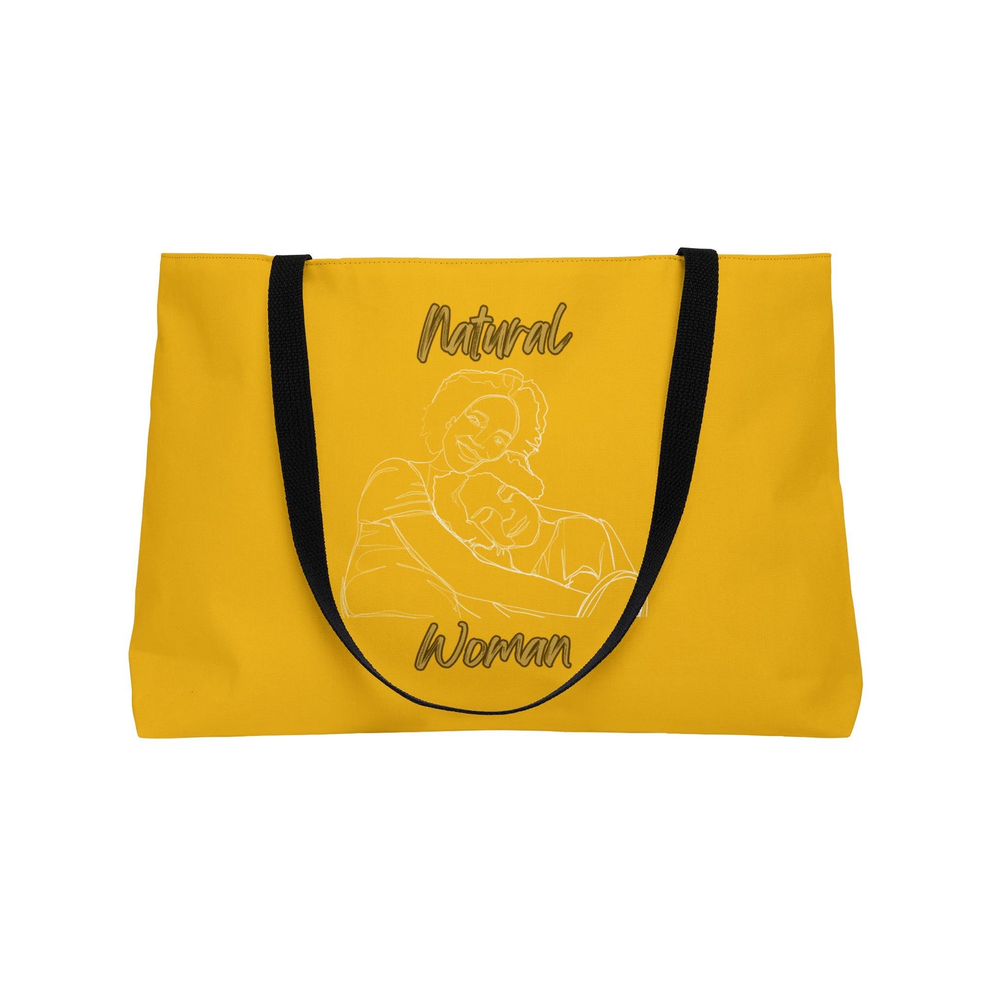 Natural Woman Loving Embrace (WL) Weekender Tote Bag YELLOW