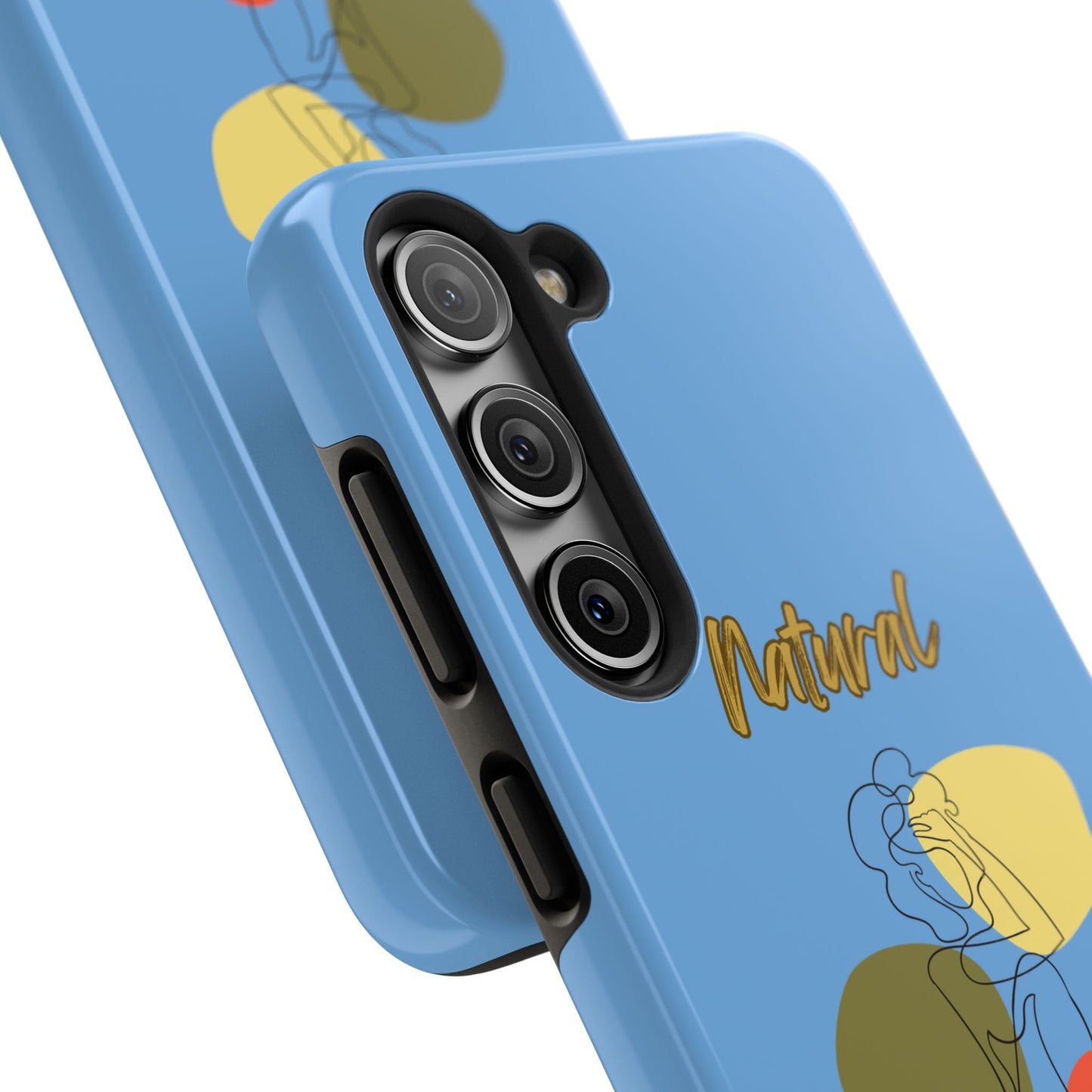 Natural Woman Colorful Pose (BL)Tough Phone Cases LIGHT BLUE