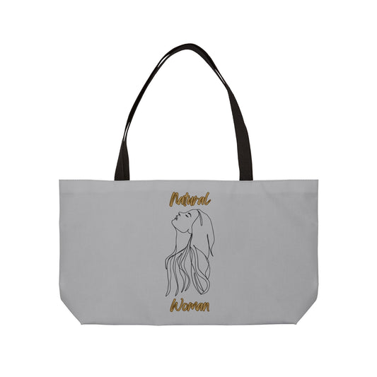 Natural Woman Appreciation (BL) WeekenderTote Bag LIGHT GREY