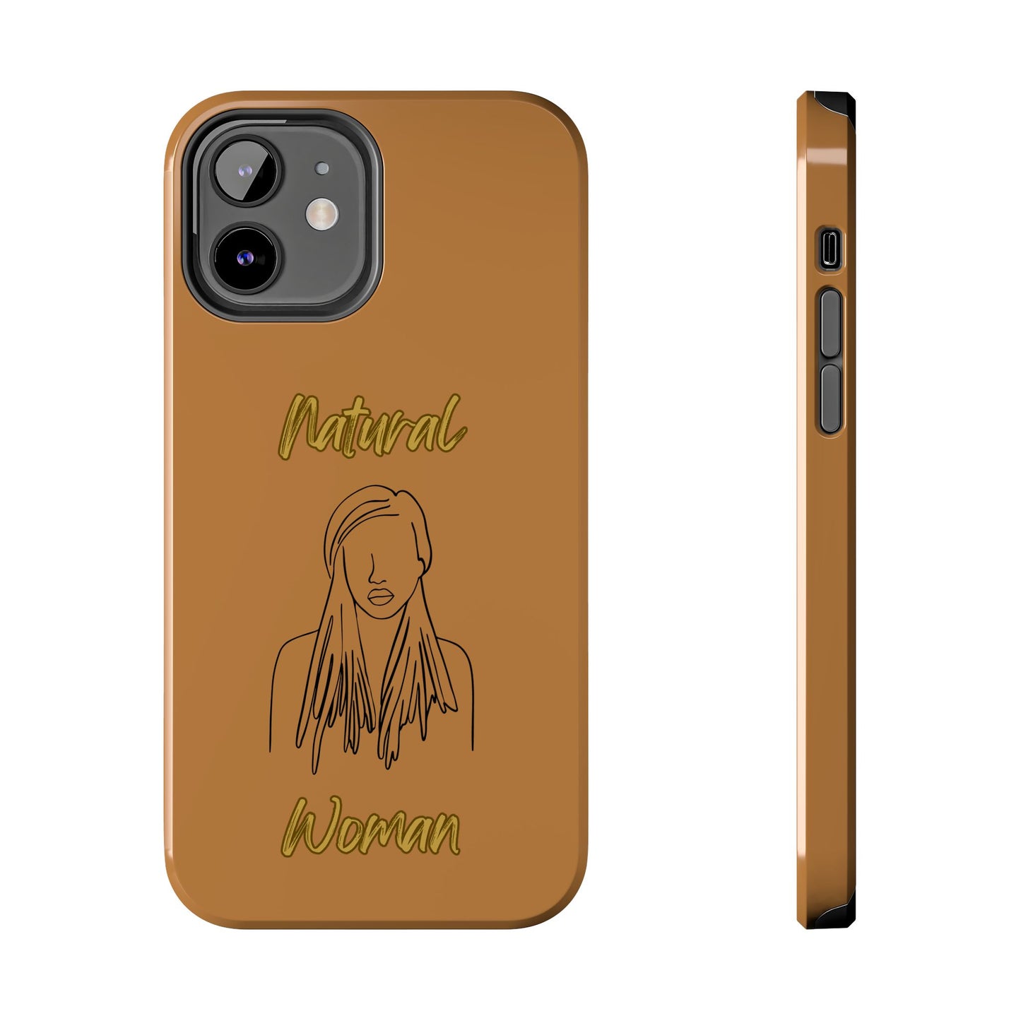 Natural Woman Content (BL)Tough Phone Cases LIGHT BROWN