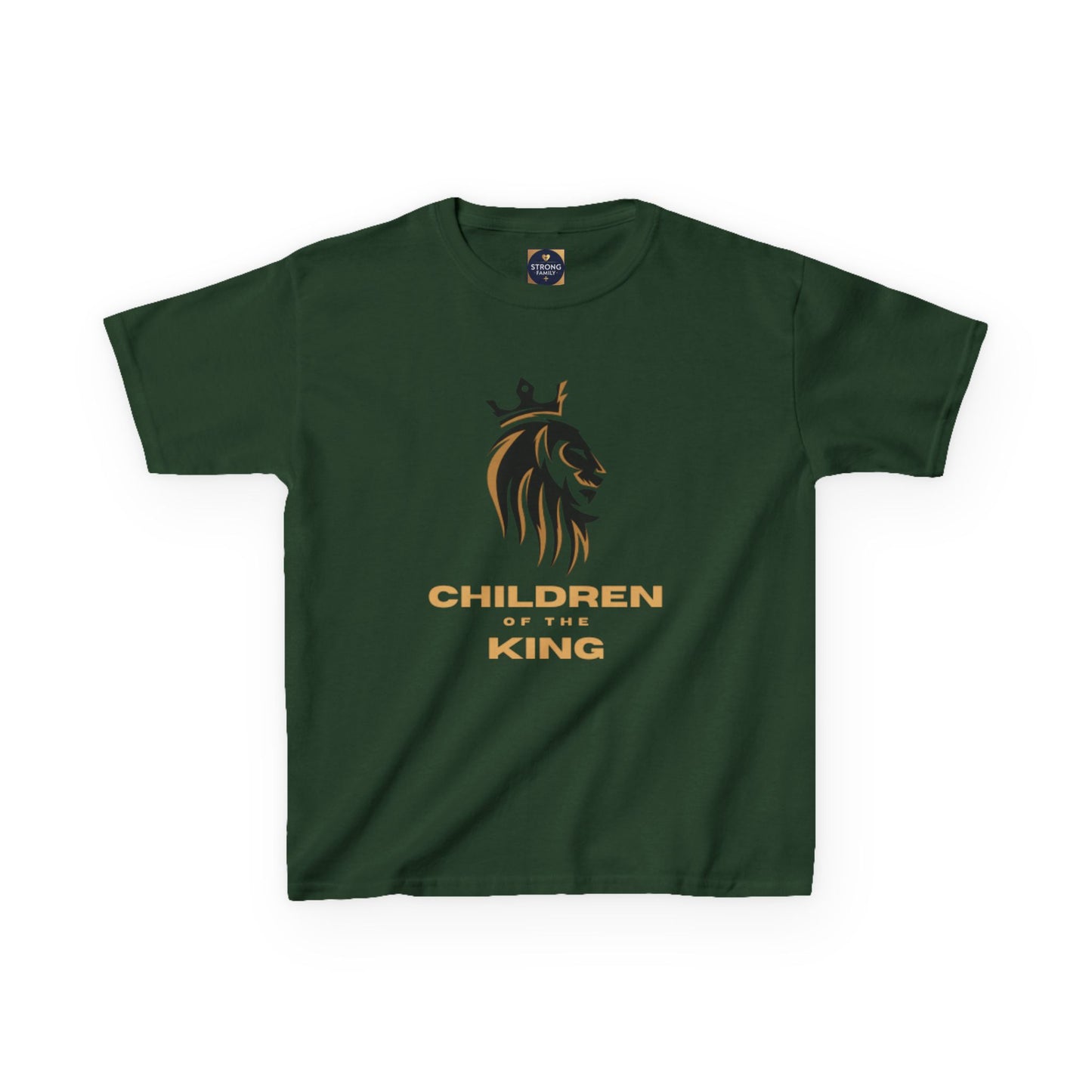 Children of the King Inspirational Kids Cotton T-Shirt (BL)