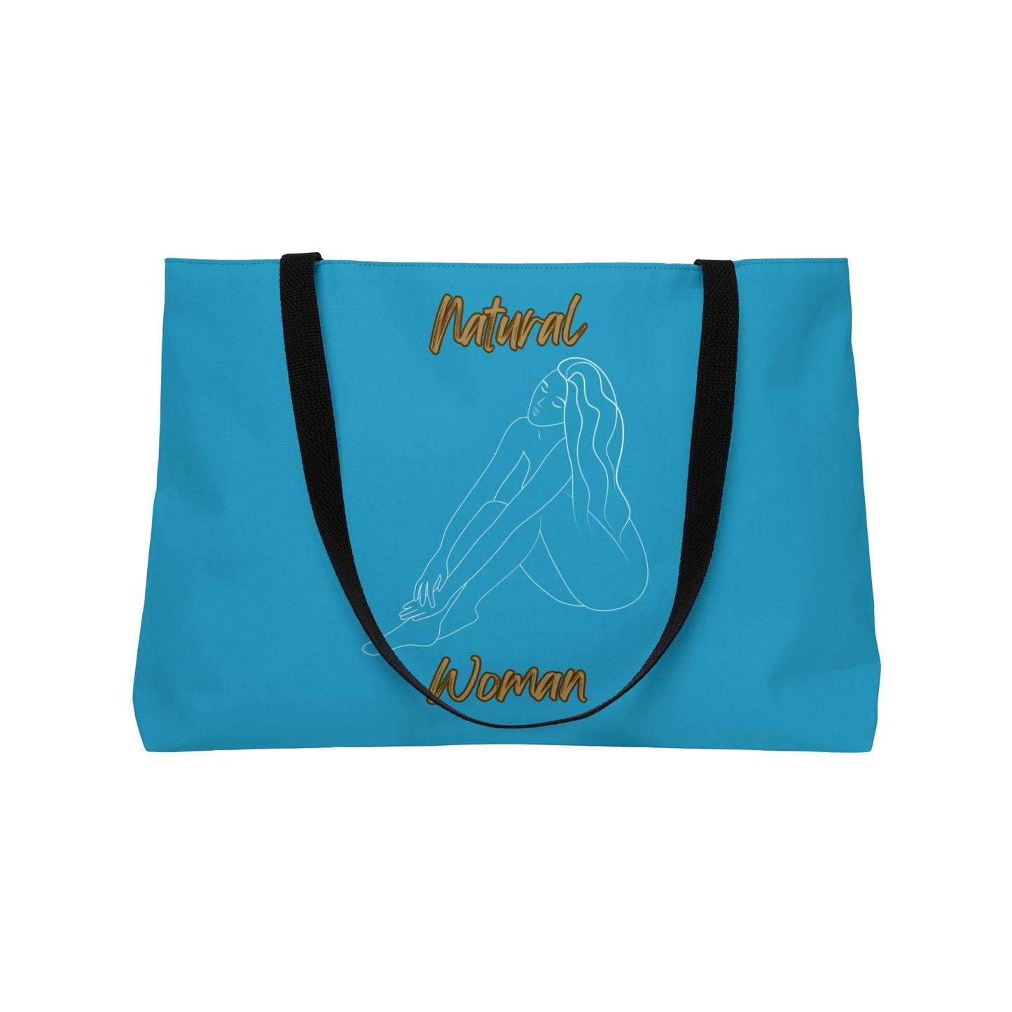 Natural Woman Beauty (WL) Weekender Tote Bag TURQUOISE