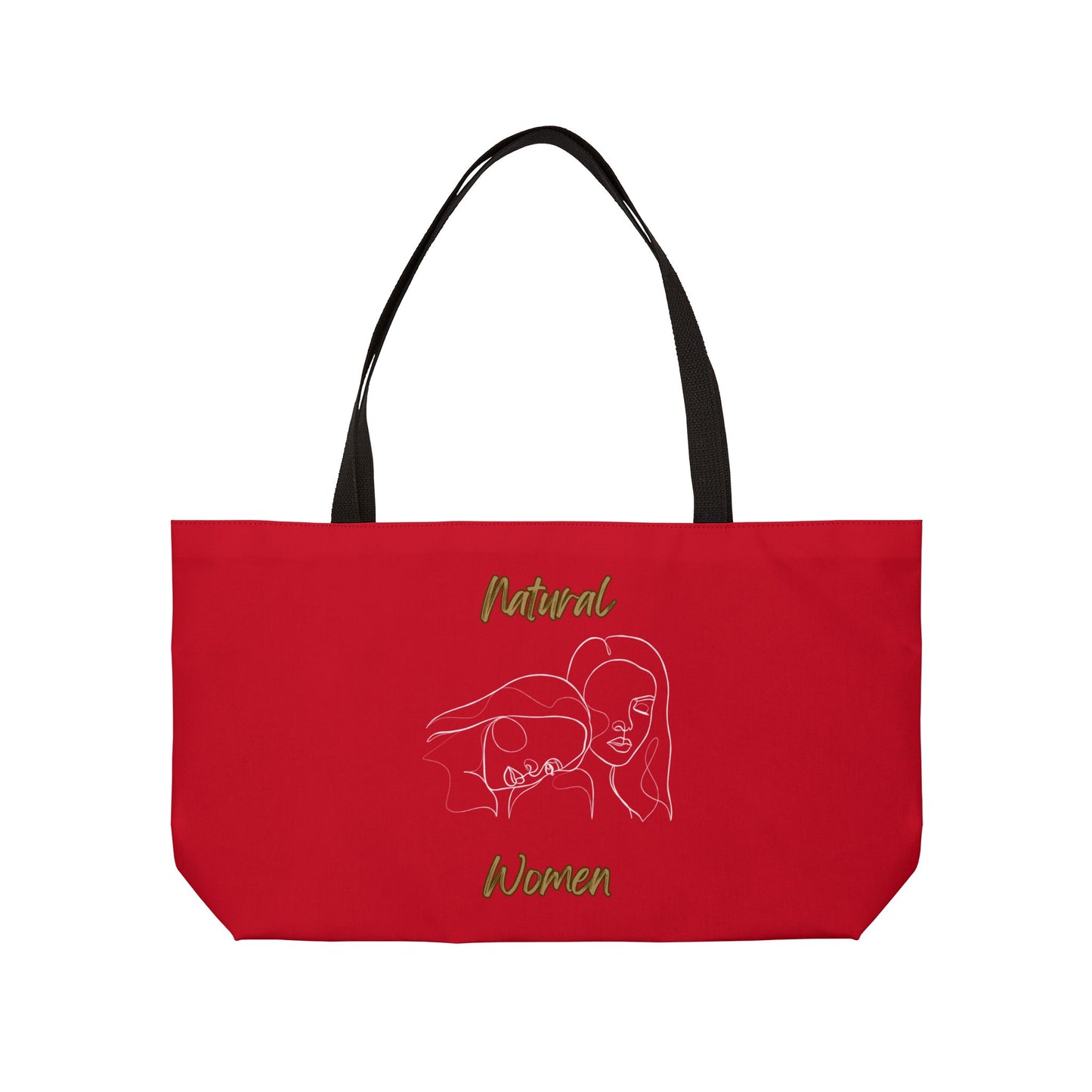 Natural Women Sisters (WL) Weekender Tote Bag DARK RED
