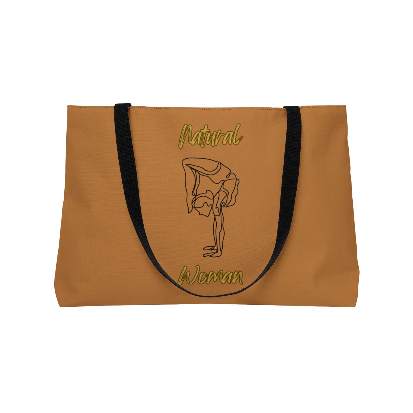 Natural Woman Flexible (BL) Weekender Tote Bag LIGHT BROWN