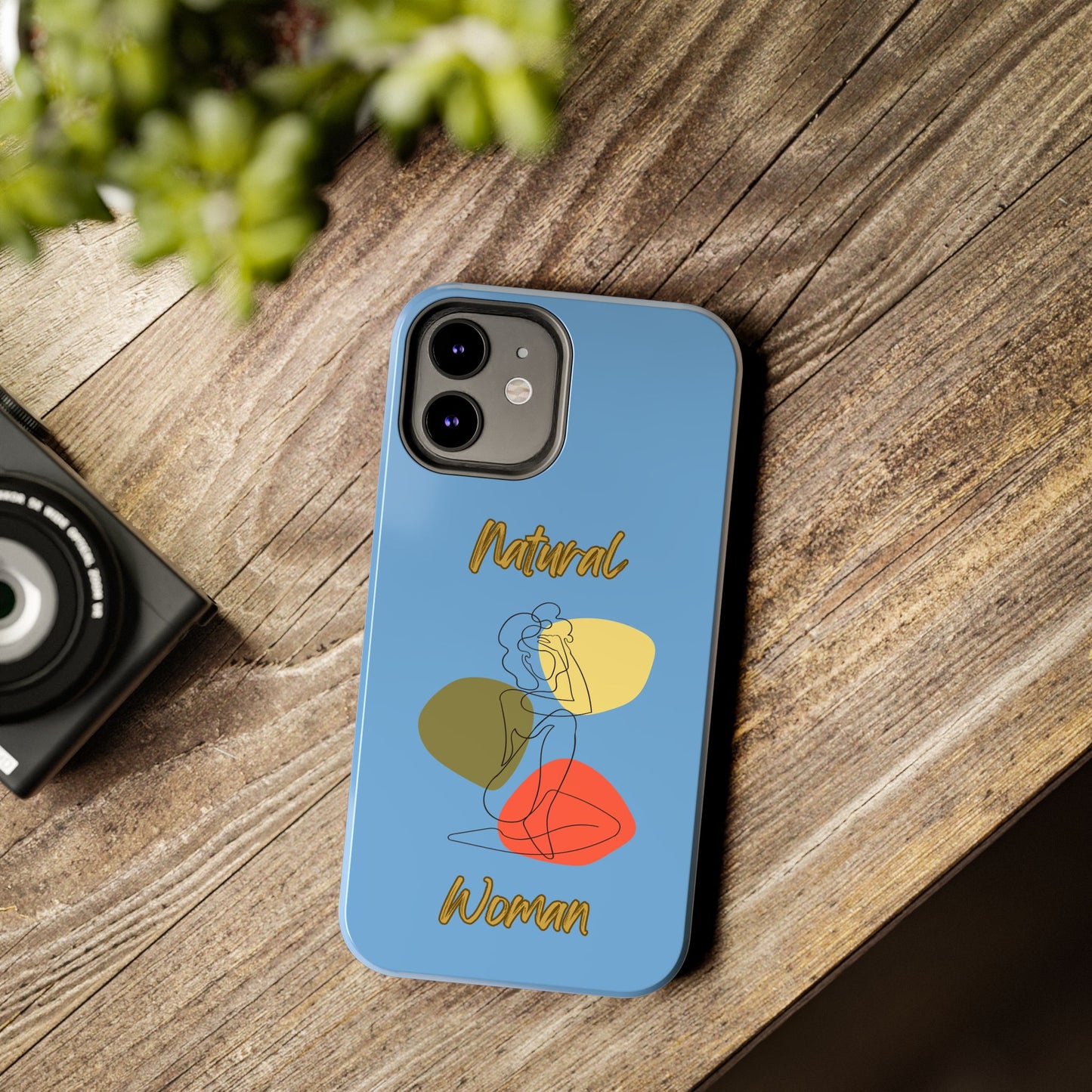 Natural Woman Colorful Pose (BL)Tough Phone Cases LIGHT BLUE