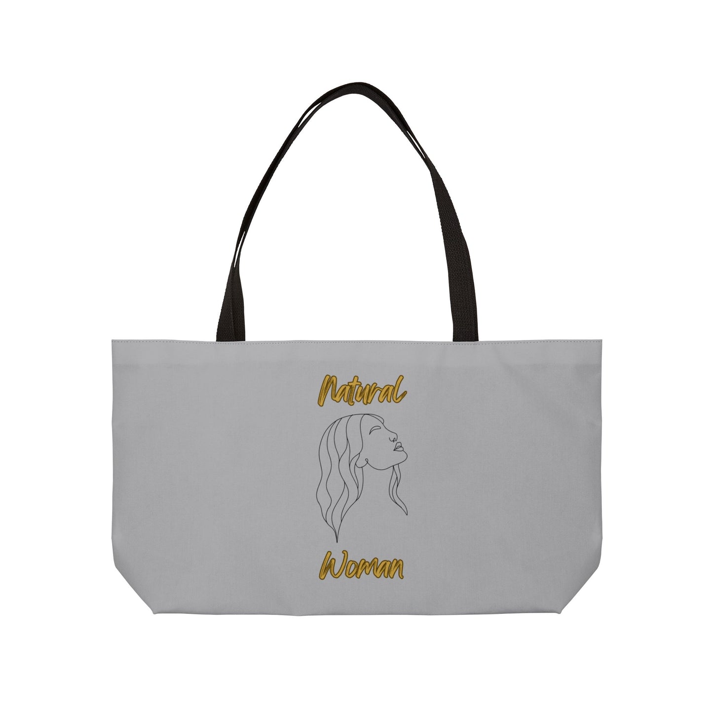 Natural Woman Breeze On Face (BL) Weekender Tote Bag LIGHT GREY