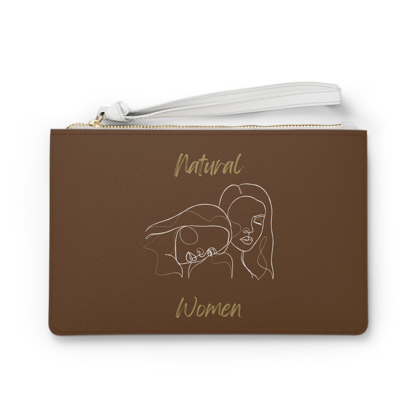 Natural Women Sisters (WL) Clutch Bag BROWN