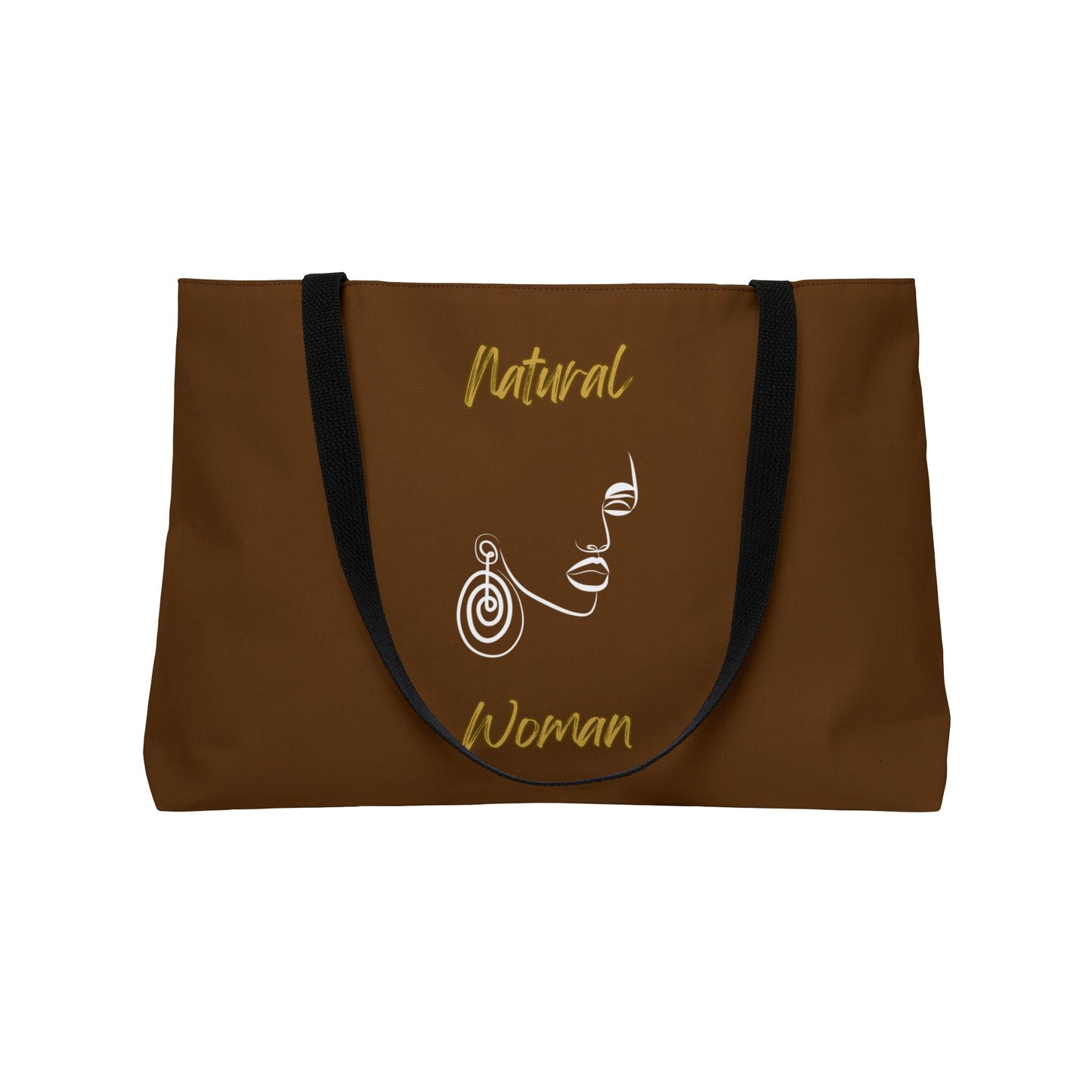 Natural Woman Music In My Soul (WL) Weekender Tote Bag BROWN
