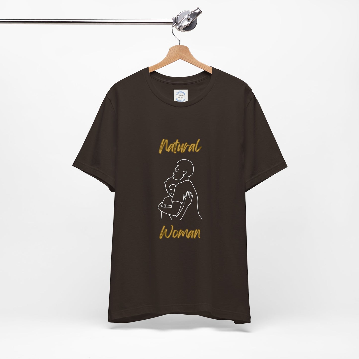 Natural Woman Safe With Momma (WL) Short Sleeve T-Shirt