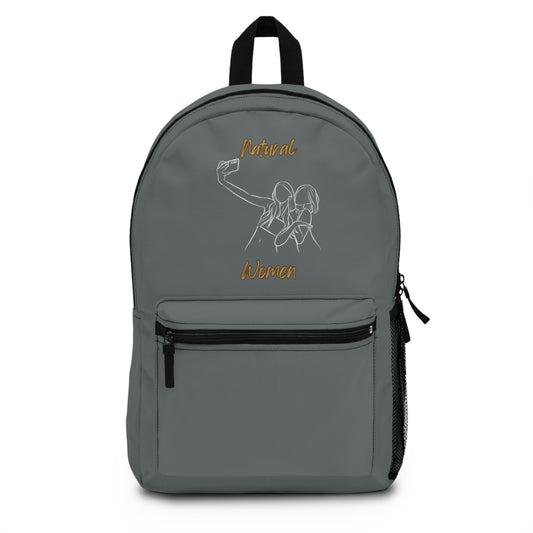 Natural Women Friends Selfie (WL) Backpack DARK GREY