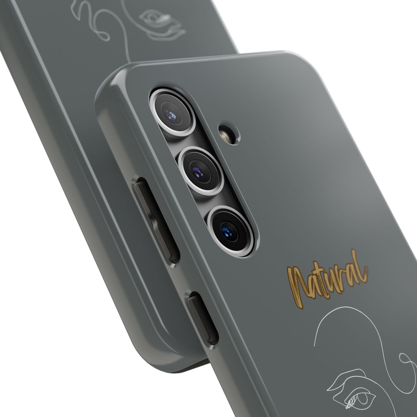 Natural Woman Looking (WL) Tough Phone Cases DARK GREY