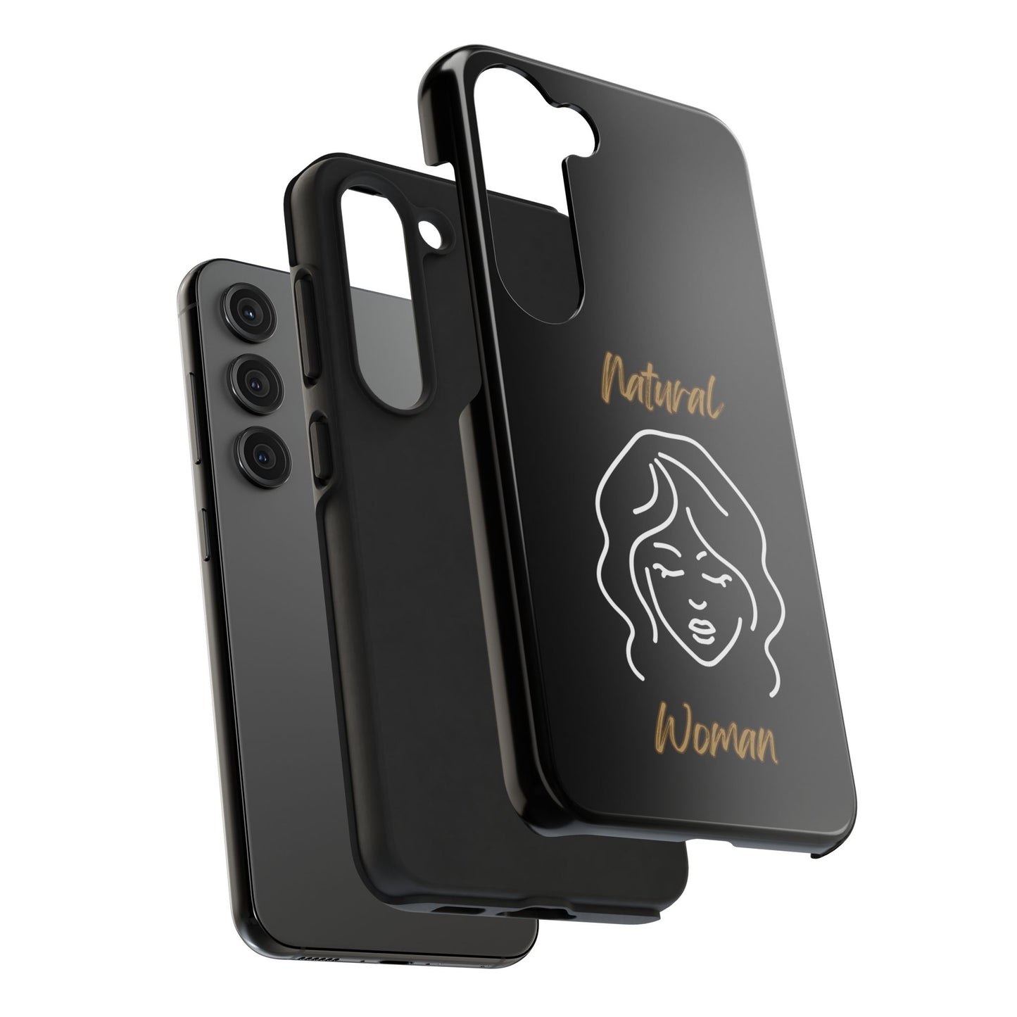 Natural Woman Modest (WL)Tough Phone Cases BLACK