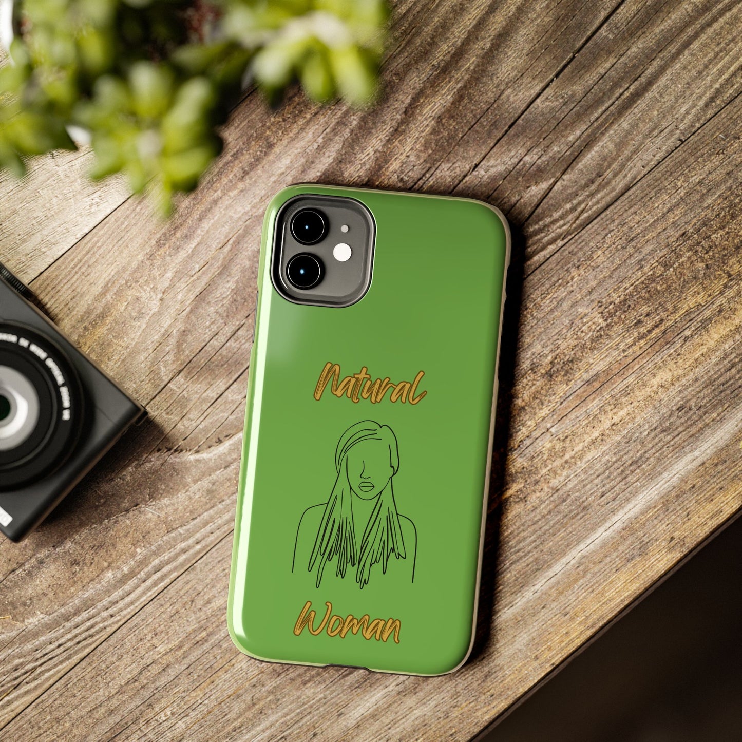 Natural Woman Content (BL)Tough Phone Cases GREEN