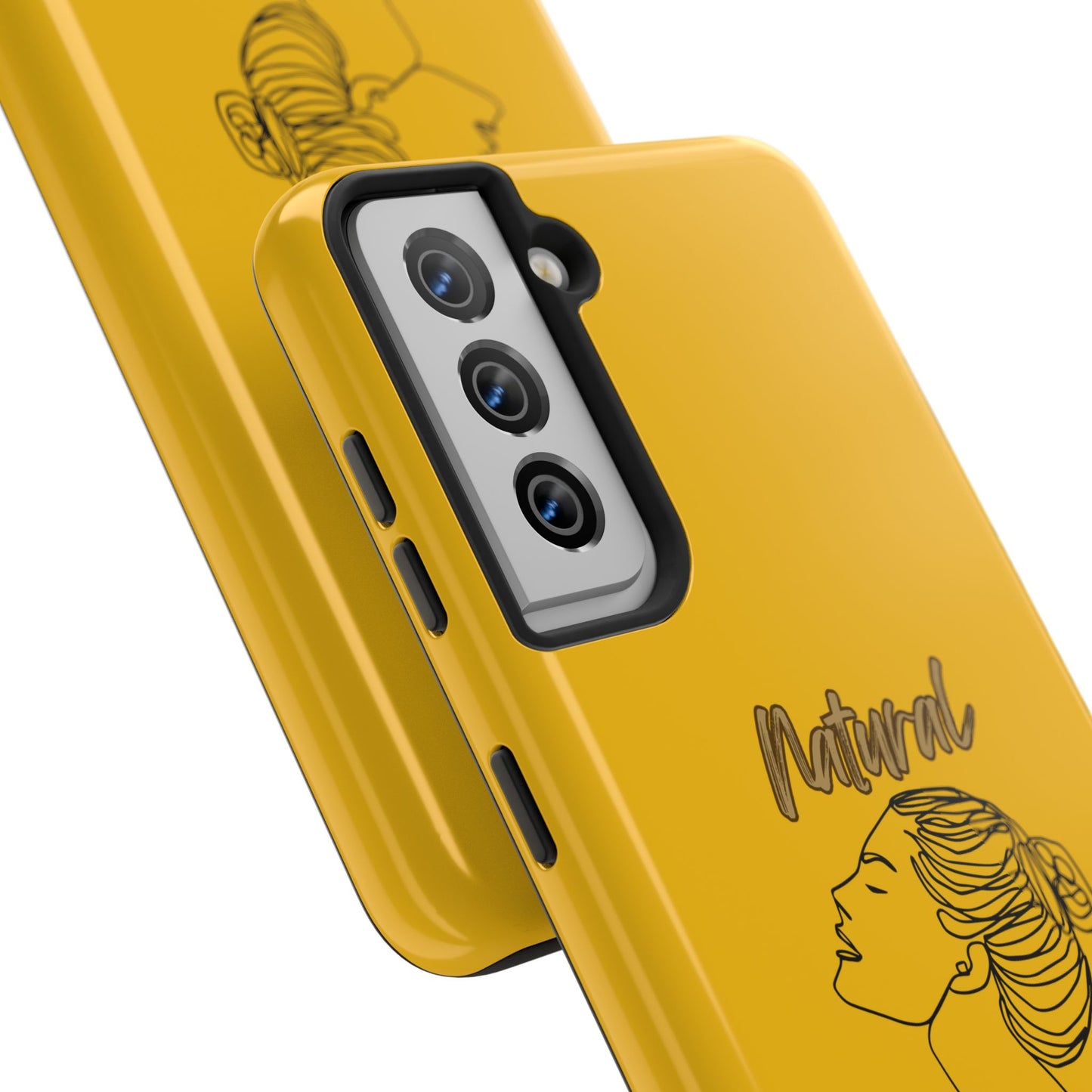 Natural Woman Wet Bun (BL) Tough Phone Cases YELLOW