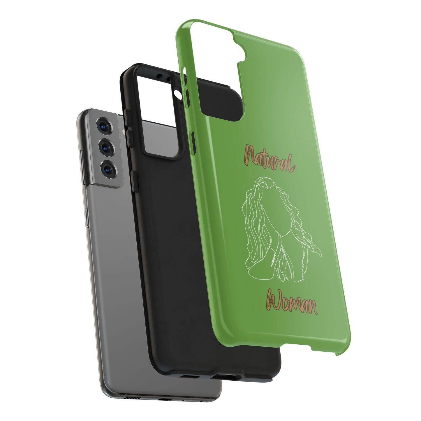 Natural Woman Relaxed (WL) Tough Phone Cases GREEN