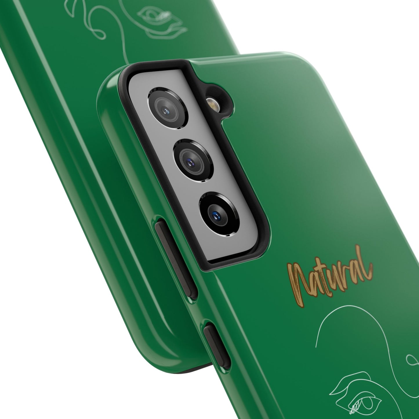 Natural Woman Looking (WL) Tough Phone Cases DARK GREEN