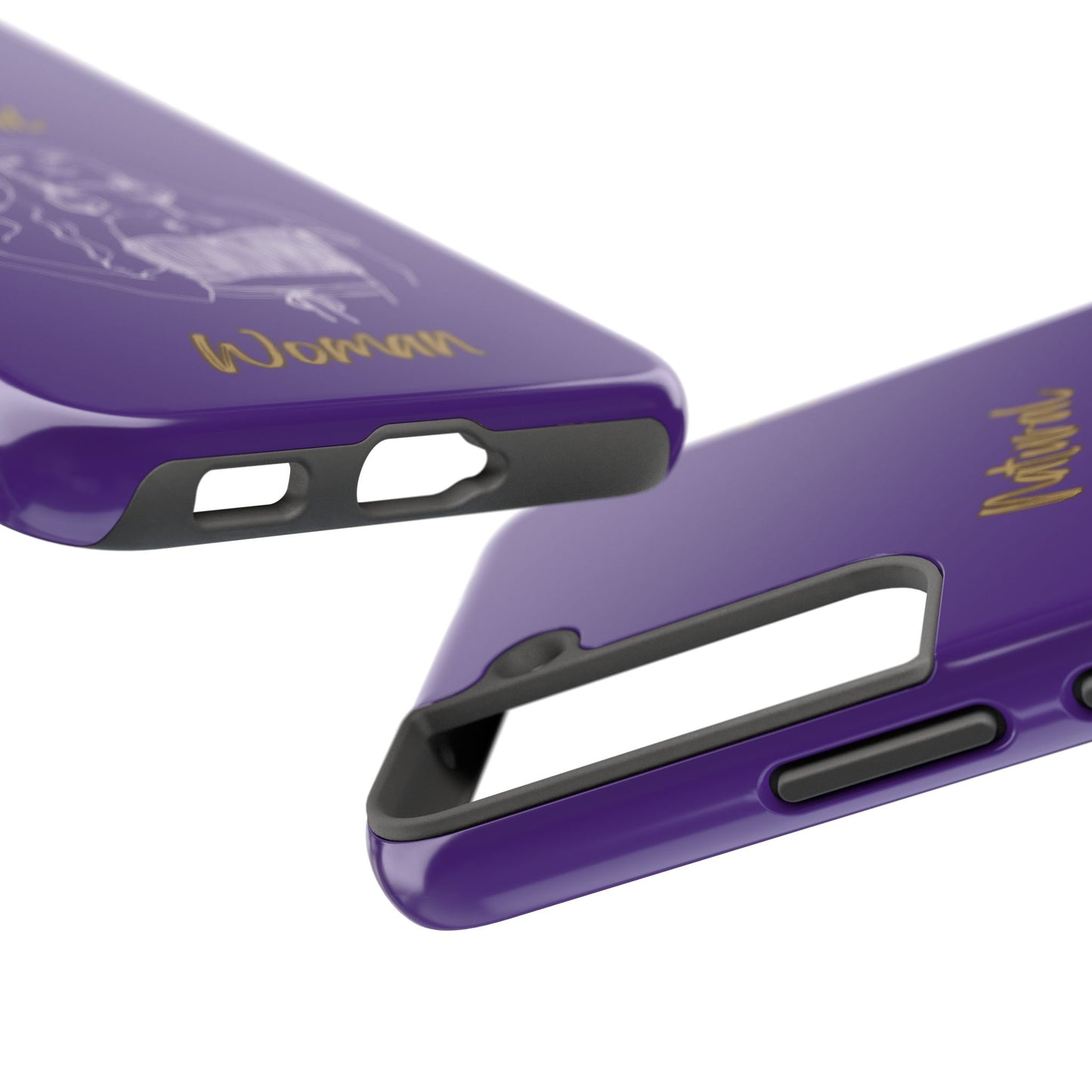 Natural Woman Thinking (WL)Tough Phone Cases PURPLE