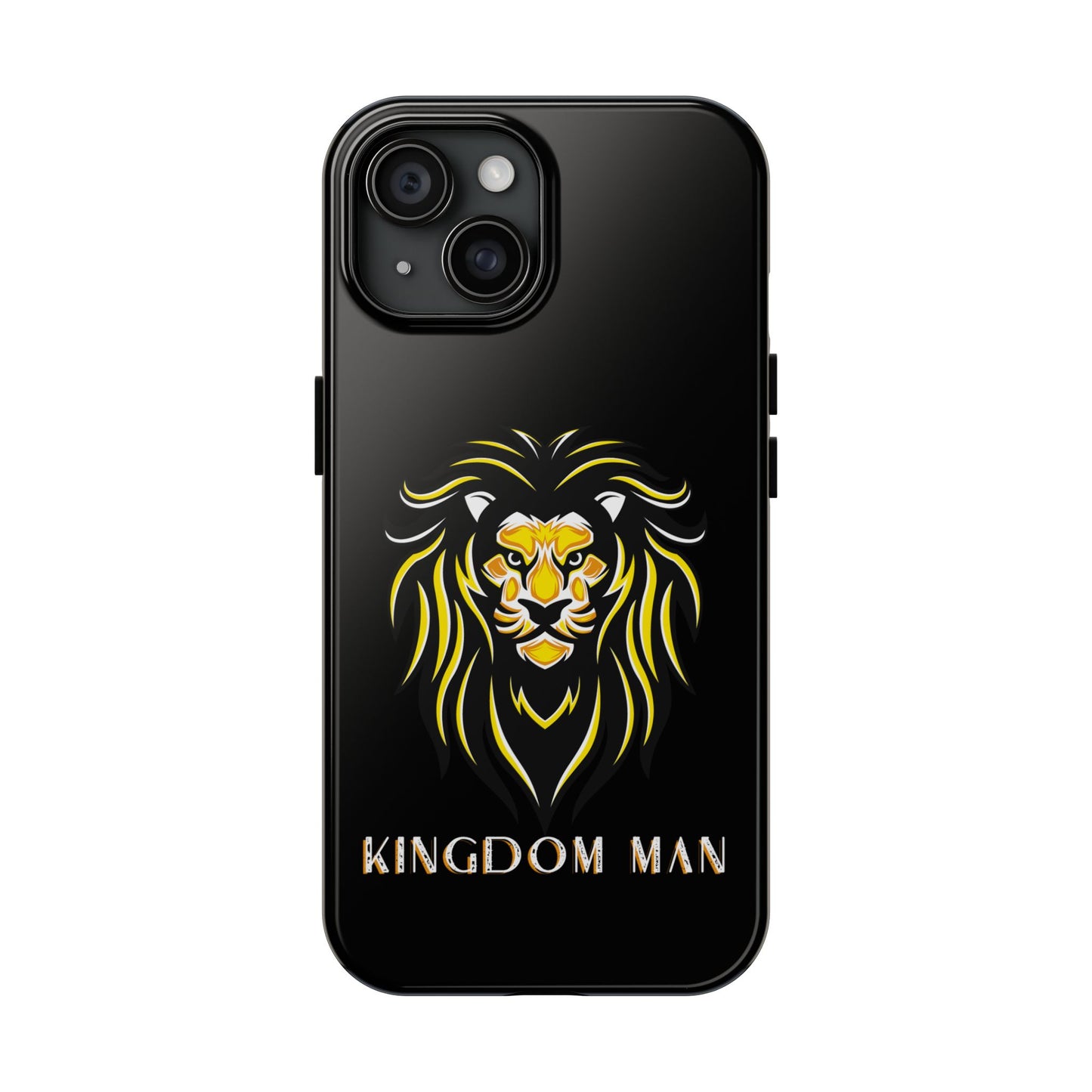 Kingdom Man (White-Gold Label) Tough Phone Case BLACK